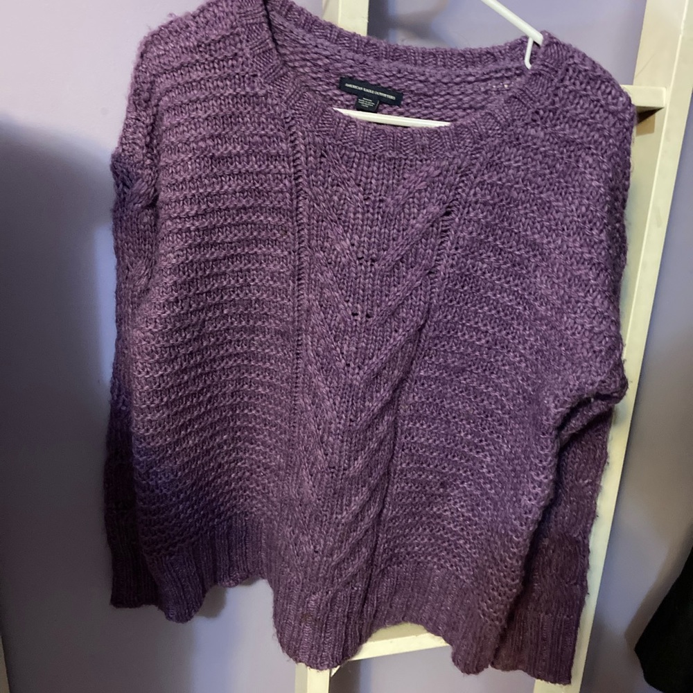 Purple sweater